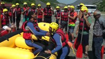 Sansa Deresi'nde heyecan dolu rafting etkinliği (1) - ERZİNCAN
