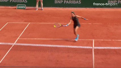 Roland-Garros : La montée au filet gagnante de Victoria Azarenka