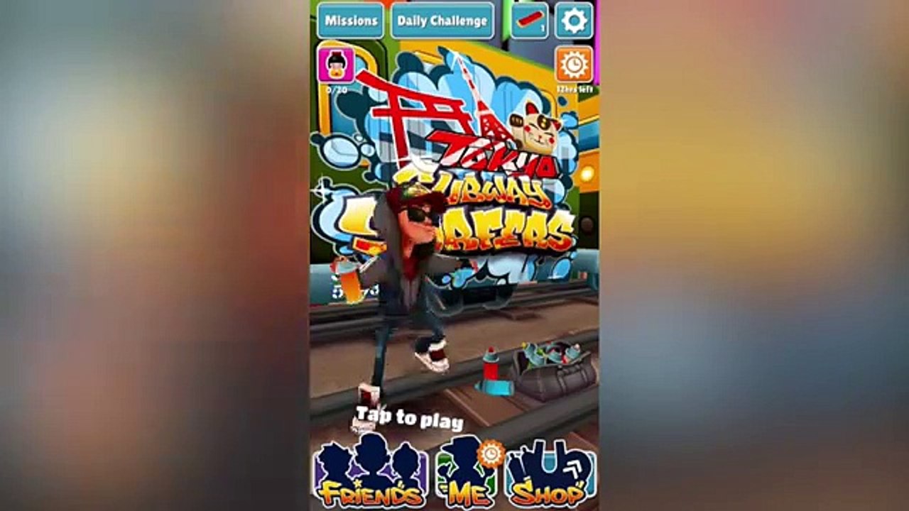 Subway Surfers: TOKYO HIGH SCORE!!!! (iPhone Gameplay)