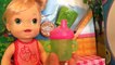 NEW BABY ALIVE Doll!!! Unboxing!! Snack N Spill Baby Alive! Talks! Eats!