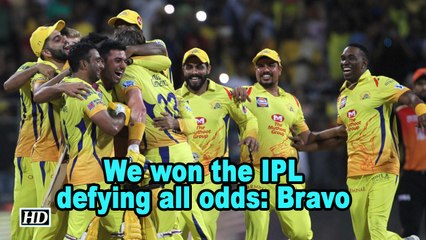 IPL 2018 | Final |We won the IPL defying all odds: Bravo
