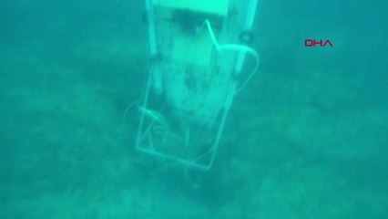 Balıkesir Ayvalık Ta Batan Teknenin Sualtı Kamera Görüntüleri