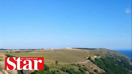 BORA�nın nefes kesen atış görüntüleri kamerada