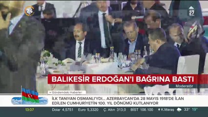 Cumhurbaşkanı Erdoğan Balıkesirlilerle buluştu