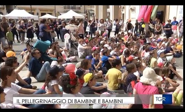 Pellegrinaggio bambini Unitalsi Marche a Loreto (TGR)