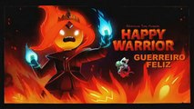 Hora de aventura // Finn virou parte do fogo? review:S08E21 Happy Warrior elements Parte #6