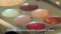 This student is reducing waste by turning discarded makeup into paint.