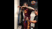 LeBron & the Cavaliers celebrate going to the NBA Finals after Game 7 win