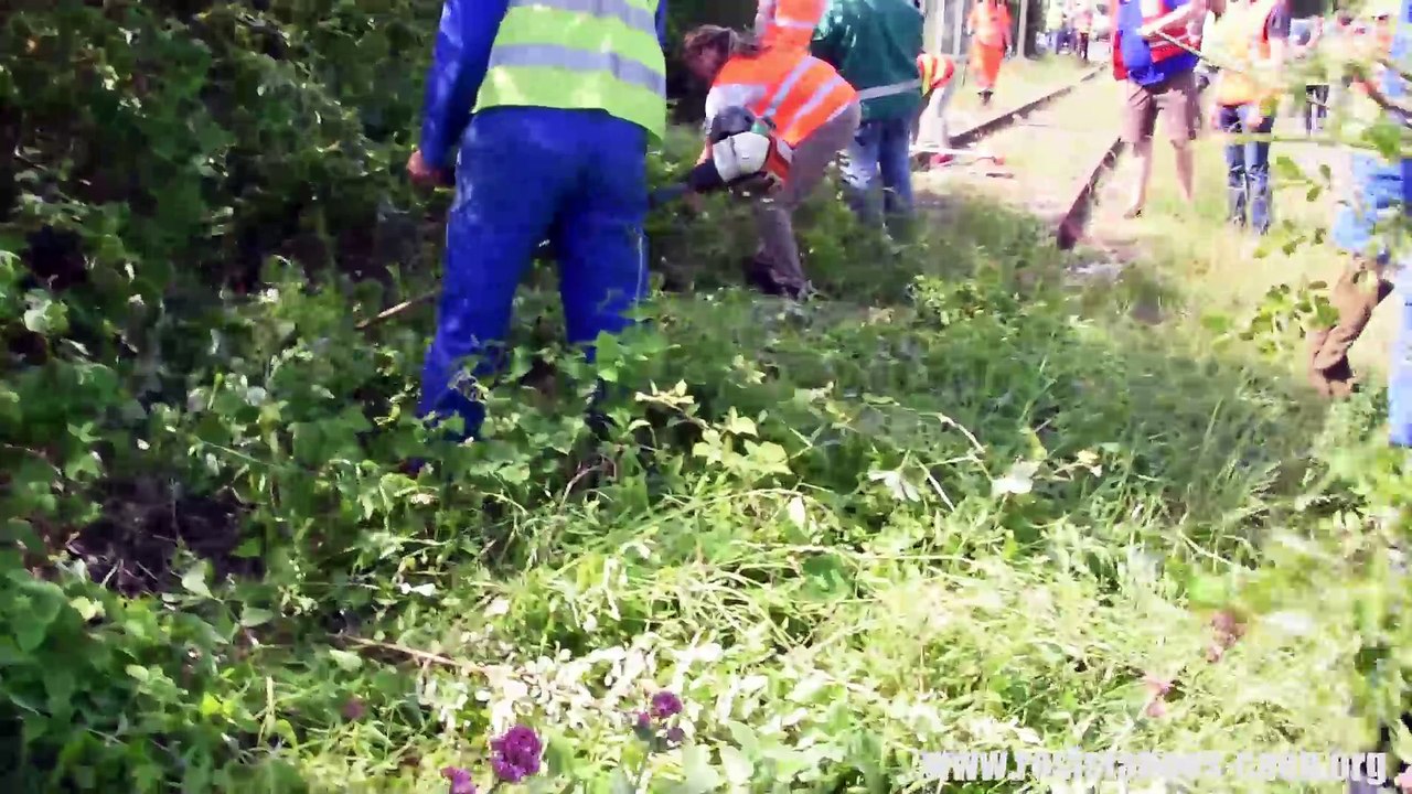 Action des cheminots de Caen le 28 mai 2018