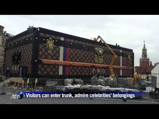 AFP: Louis Vuitton trunk descends on Moscow's Red Square