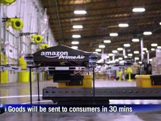 AFP: Amazon unveils futuristic mini drone delivery plan
