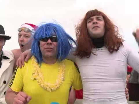 Hundreds of swimmers brave the cold in Dunkirk