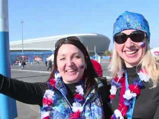 AFP: Fans enjoy first full day in Sochi Olympic park