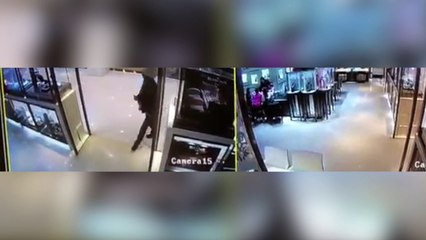 Robo con toda la cara en 30 segundos: vaciaron la vitrina