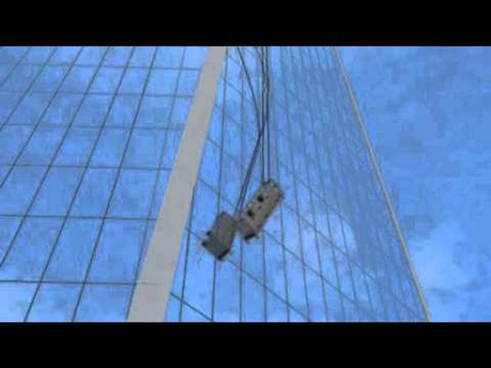 Next Media Video: Window washers trapped on World Trade Centre scaffolding rescued