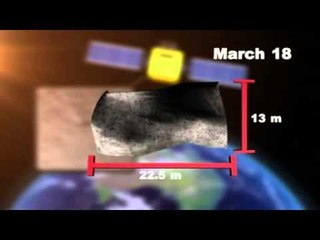 Chinese satellite detects object in search area