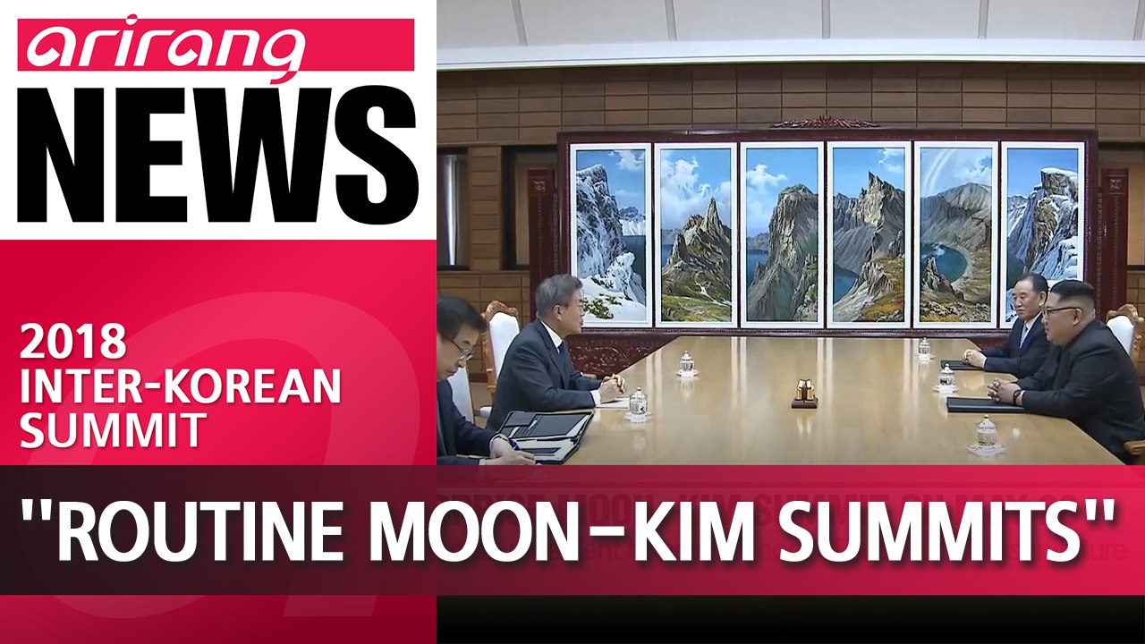 S. Korea's Moon says more simple inter-Korean summits like the 2nd Moon, Kim meeting could happen in the future