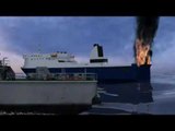 Next Media Video: Italian ferry on fire with hundreds aboard
