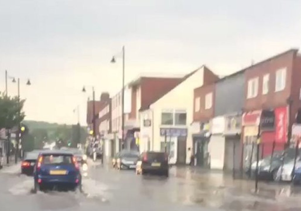 Torrential Downpours Bring Flash Flooding to West Midlands