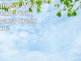 Fab Habitat Reversible IndoorOutdoor Weather Resistant Floor MatRug Havana  Green 4 x