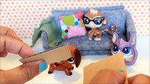 LPS DIY EASY How to make a dollhouse chair and table