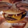 ¡La nueva Quarter Pounder de McDonald's está brutal! Es tan buena que te dejará speechless, como a mi amigo Pachito. Try one now, thank me later! #ad