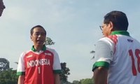 Jokowi ‘Ngos – Ngosan’ Tanding Basket Lawan Atlet DBL