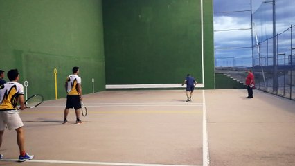 Frontenis final open de Rivas ultimos tantos set 2