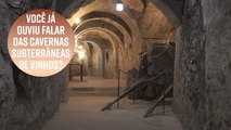 Você já ouviu falar das cavernas subterrâneas de vinho da Espanha?