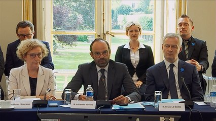 Édouard Philippe préside le Conseil national de l'industrie