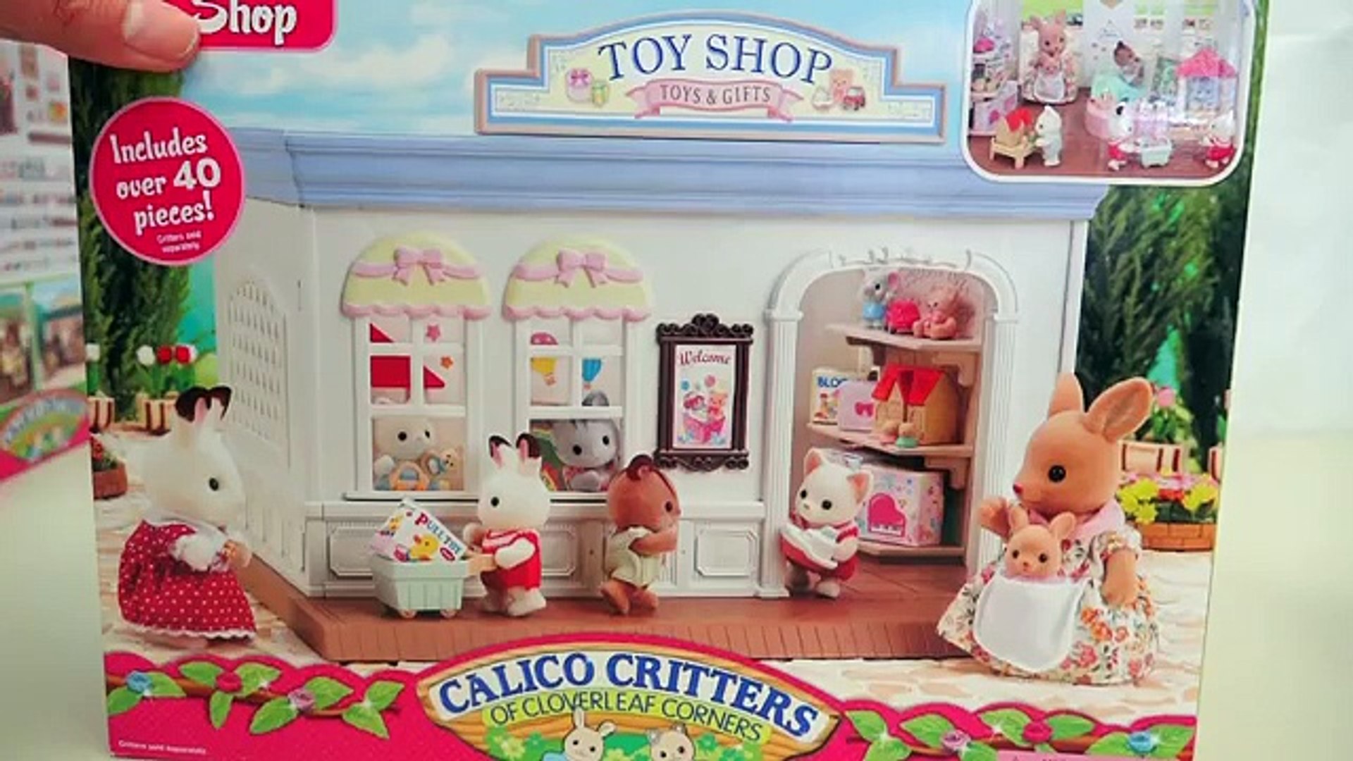 Aventuras en la jugueteria de Calico Critters y unboxing del playset -  Videos de juguetes en español - video Dailymotion