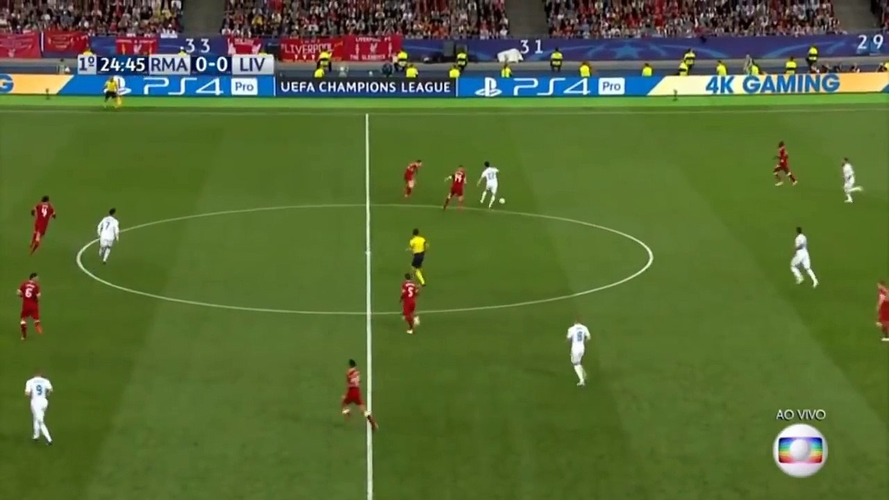 LANCE DE SERGIO RAMOS COM MOHAMED SALAH