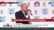 Cumhurbaşkanı Erdoğan, Manisa mitinginde