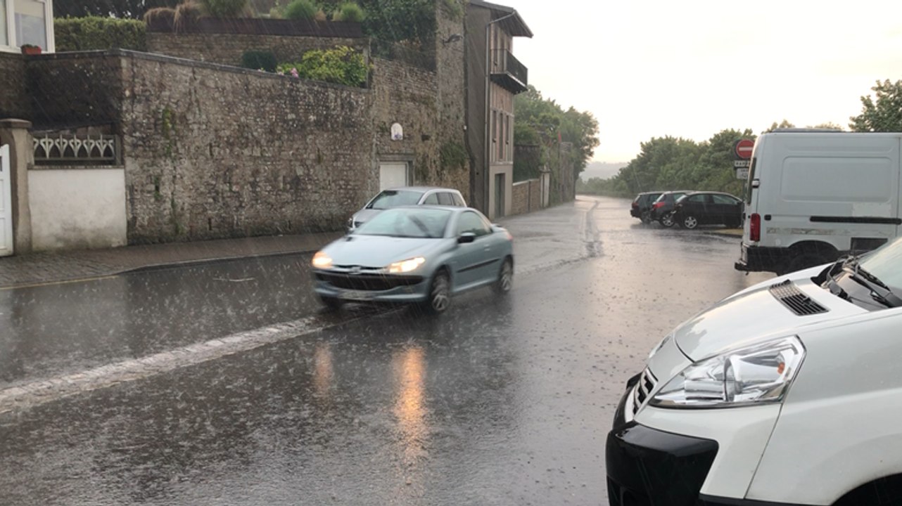 Pluies violentes dans le Sud-Manche