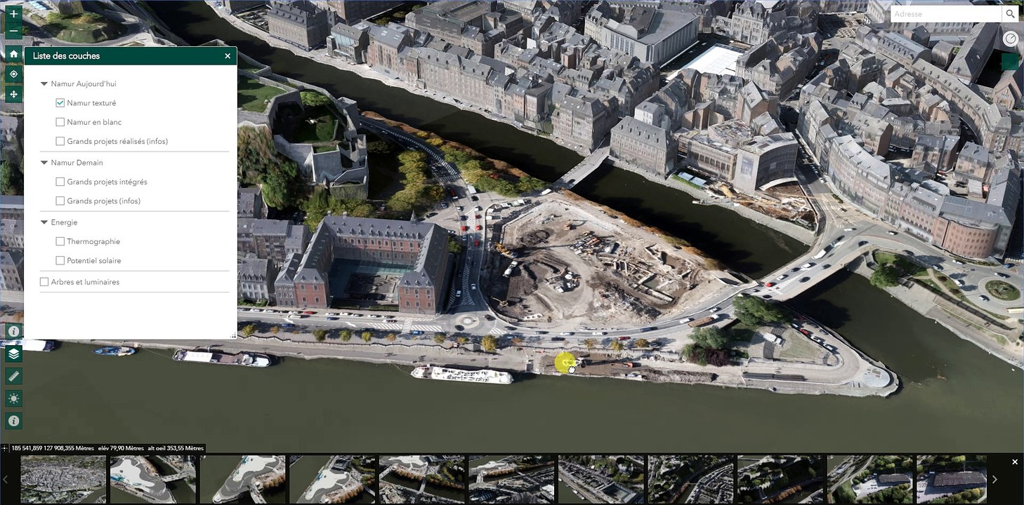 Namur en 3D