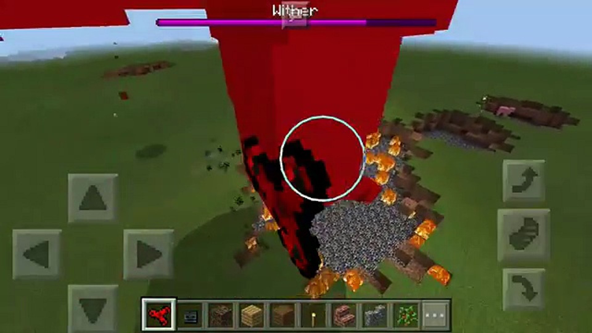 Killing the Wither Storm with a Fidget Spinner in Minecraft Pocket Edition