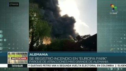 Registran incendio en el parque de atracciones más grande de Alemania