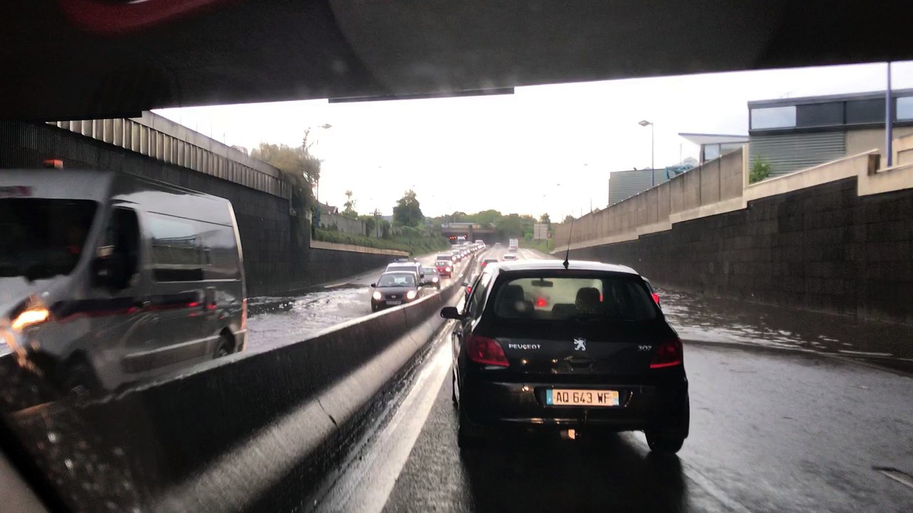 Nancy : circulation fortement ralentie à Nancy après le passage de l'orage