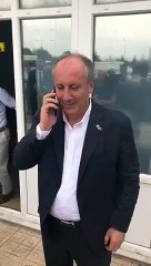 Muharrem ince sahneden atılan adamdan özür diledi