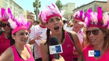 Bari si tinge di rosa contro il tumore al seno