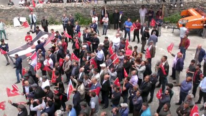 CHP'li adaylara Ardahan'da coşkulu karşılama