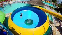 AQUA BUBBLE SLIDE! Cancun Mexico H20 Park! Moon Palace Grand Last Day (FUNnel Vision Mexico 2018 #2)