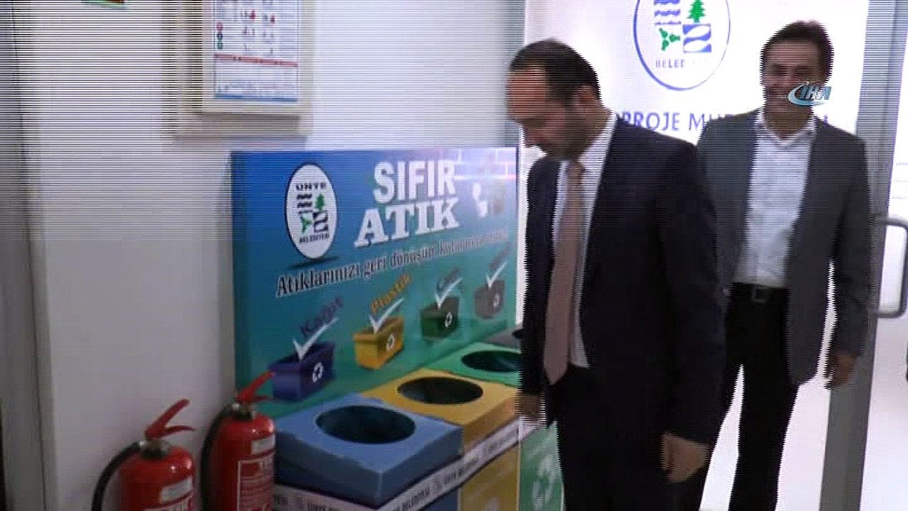 Ünye Belediyesinde ‘Sıfır Atık’ projesi uygulanıyor