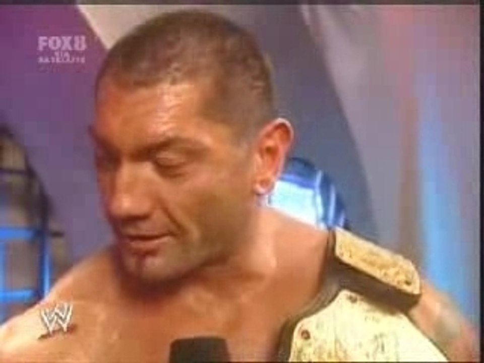 Smackdown 7 12 07 Batista Interview