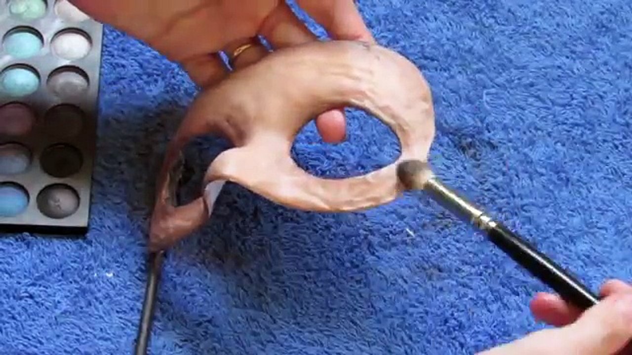 DIY Masquerade Flesh Mask Halloween Tutorial
