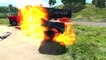 Авто безумие BeamNG Drive Аварии прыжки трюки Игра краш тест про ДТП Машины разбиваются в хлам