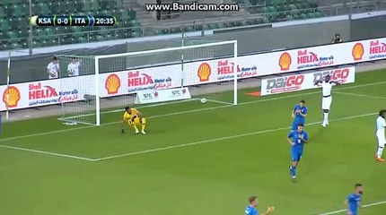 Amazing Goal Balotelli (1 0) Italy vs Saudi Arabia