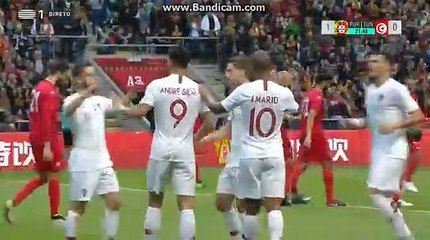 Amazing GREAT Goal Andre Silva (1 0) Portugal vs Tunisia