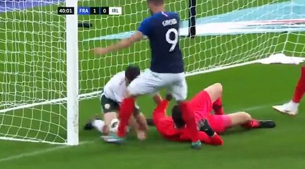 Olivier Giroud Goal HD -  France	1-0	Ireland 28.05.2018