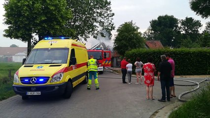 Dottignies : Important incendie au restaurant Ô Bercail
